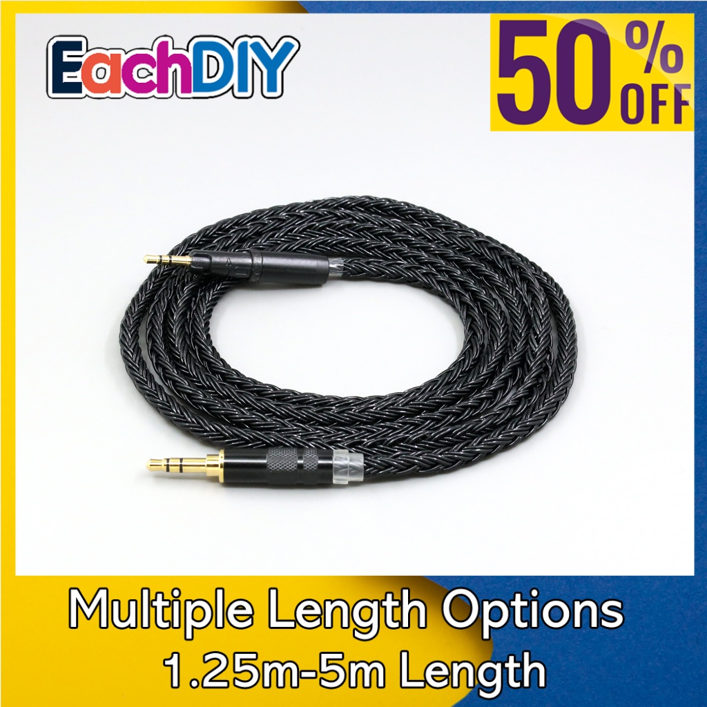 Audio Technica Headphone Ath-M50X - 16 Çekirdekli Siyah Örgülü Kulaklık Kulaklık