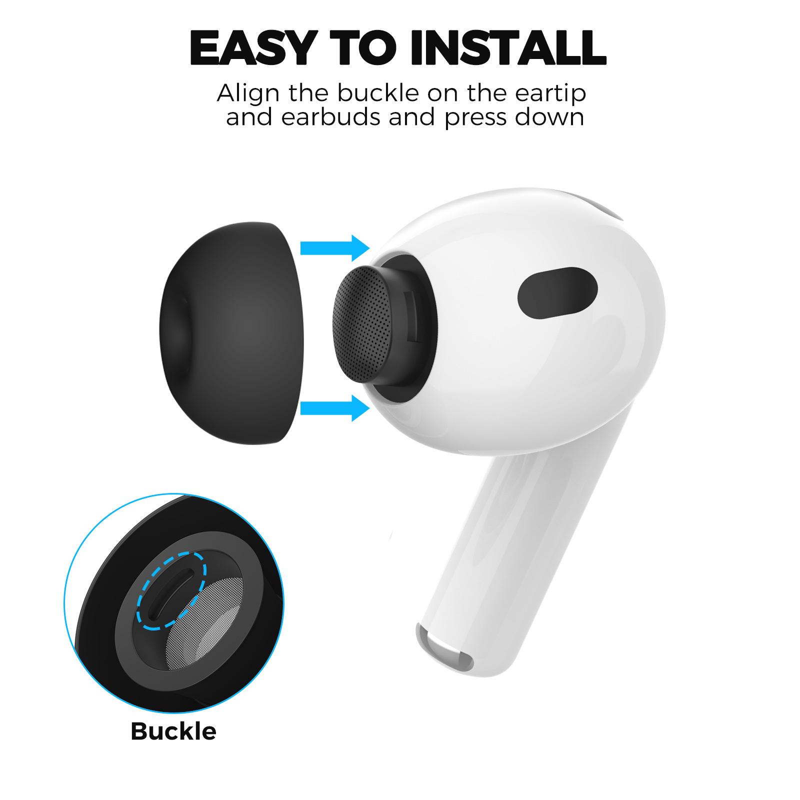 Silicone Ear Tip Replacement - AirPods Pro 3 için XDcase 4