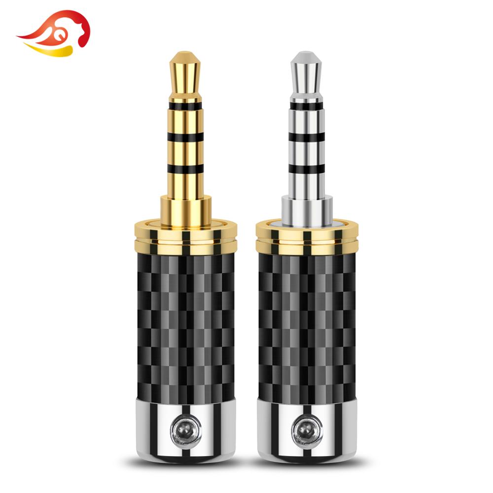 Audiophile Headphone Wired - QYFANG 3.5mm 4 kutuplu dengeli Stereo