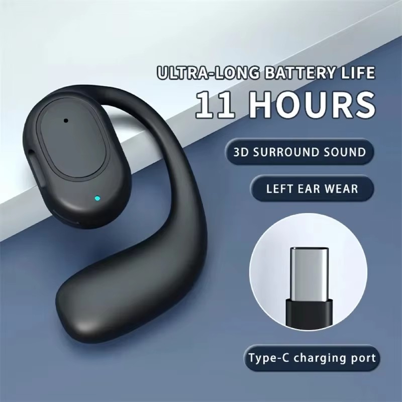 Noise Cancelling Headphone - Kablosuz Kulaklık Bluetooth Mikrofonlu Kulaklık Kemik