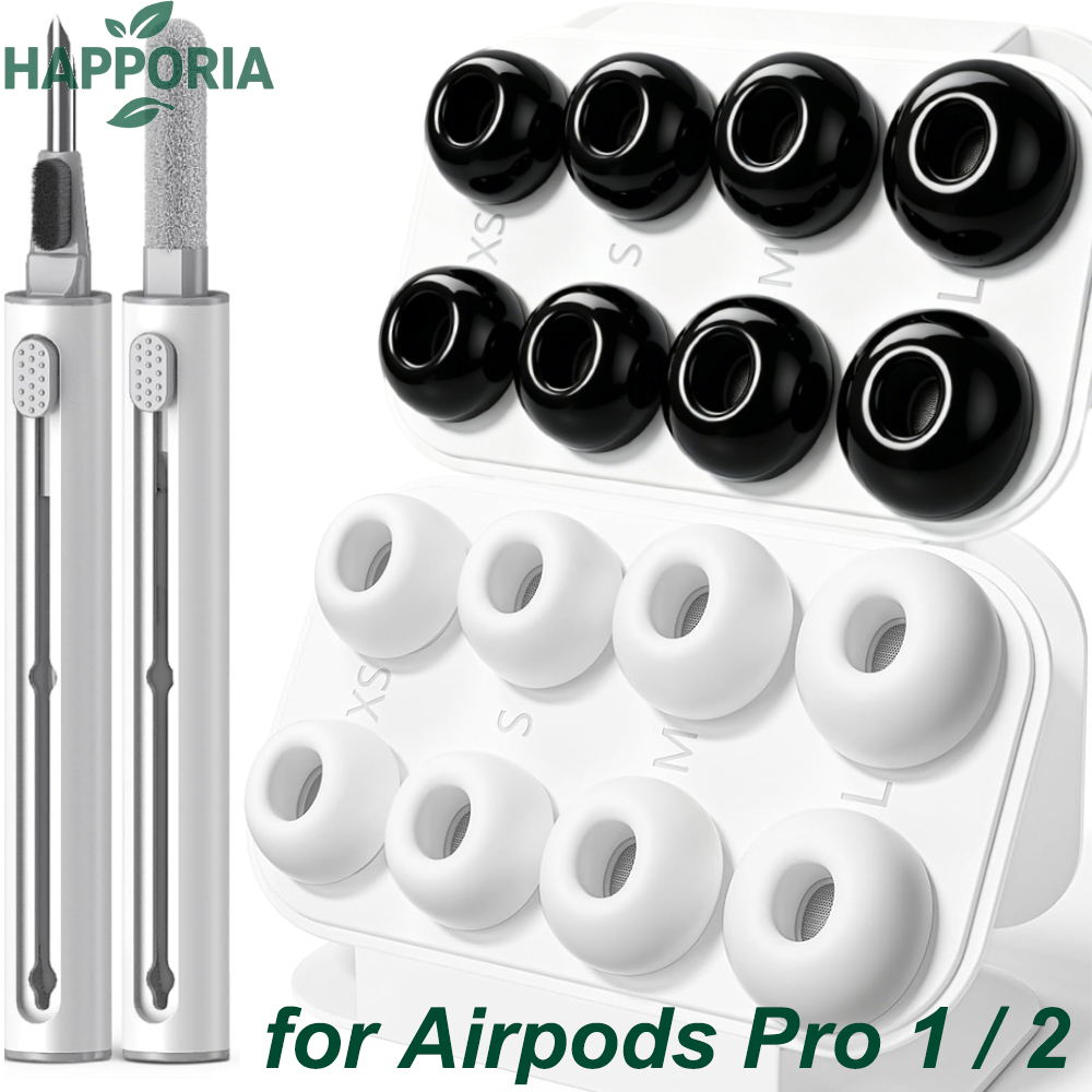 Silicone Ear Tip Replacement - HAPPORIA Sıvı Silikon Kulaklık Uçları AirPods