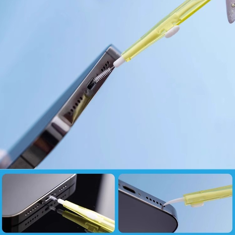 Usb C Earphone - Temizleme Fırçası Metal USB C Şarj