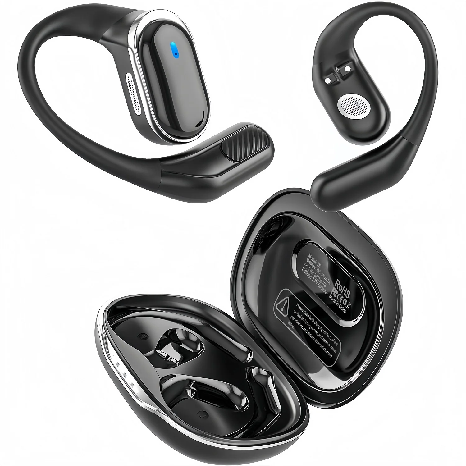 Sports Earphone Hook - Bluetooth Kulaklık Kablosuz Kulaklık Mikrofonlu Hava