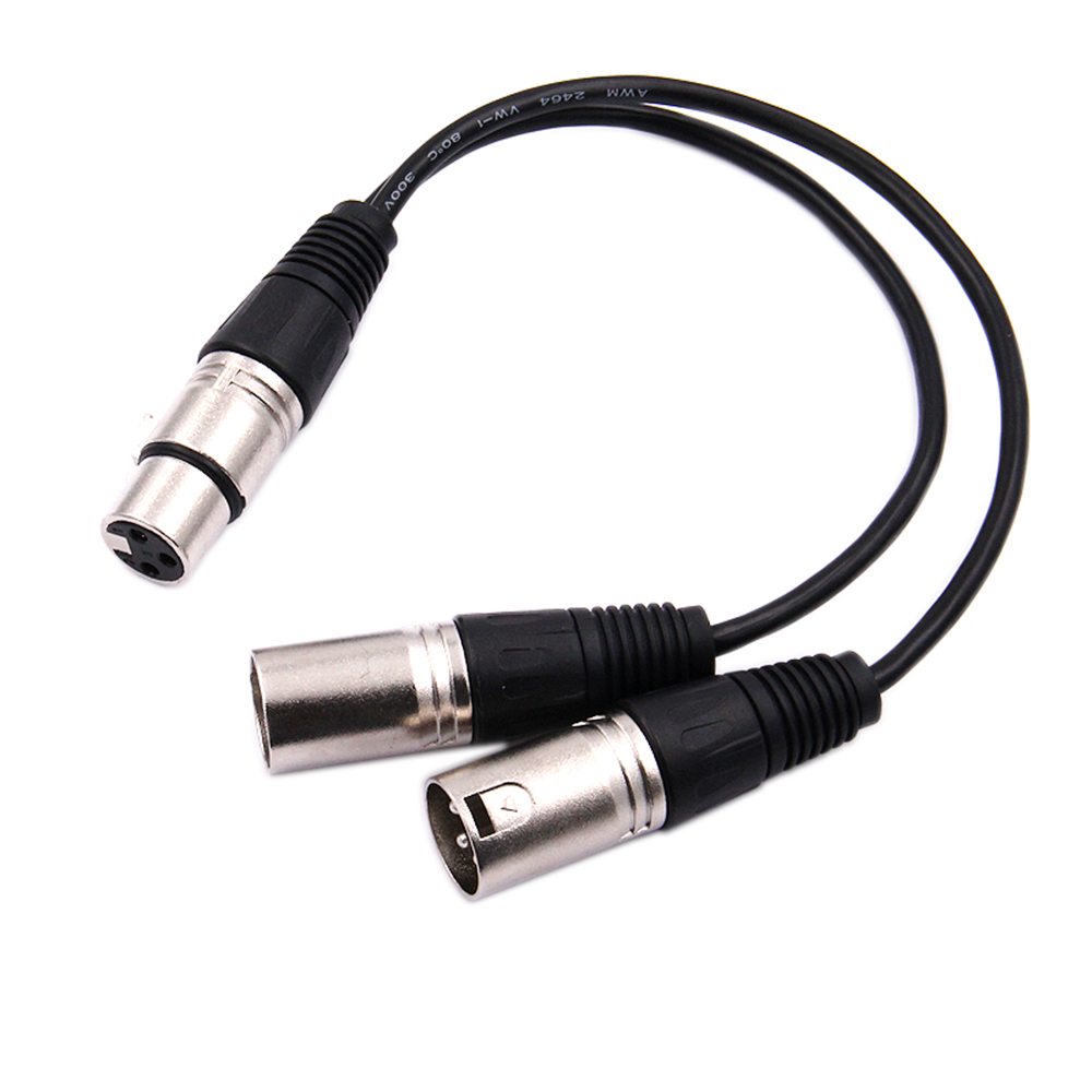 30cm 3 Pin XLR DİŞİ Jak - Çift - Audio Splitter Y incelemesi ve fiyatı