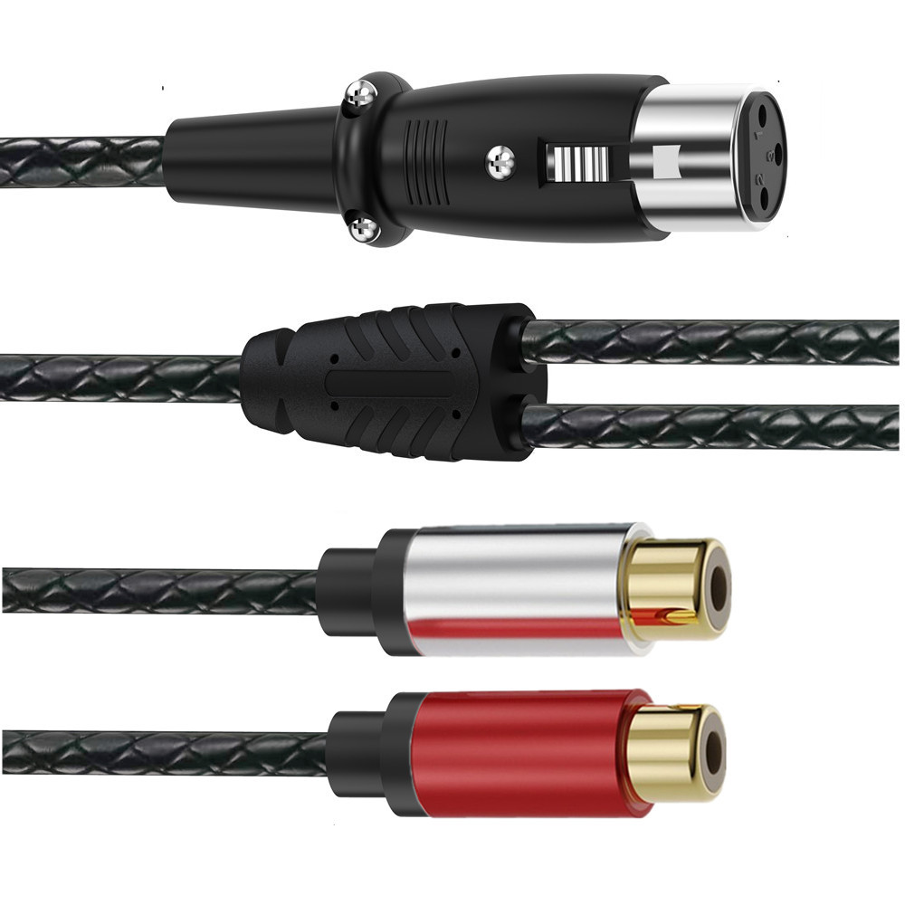 XLR Erkek - 2 RCA Y Splitter B - Audio Splitter Y incelemesi ve fiyatı