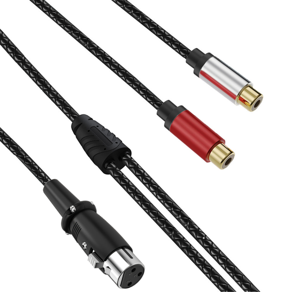 XLR Erkek - 2 RCA Y Splitter B - Audio Splitter Y incelemesi ve fiyatı