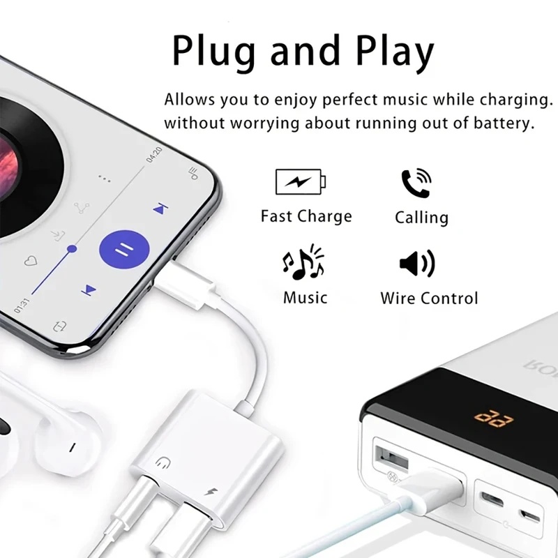 1-6 adet 2in1 Ses OTG Adaptörü - Cable Extension 3.5 incelemesi ve fiyatı