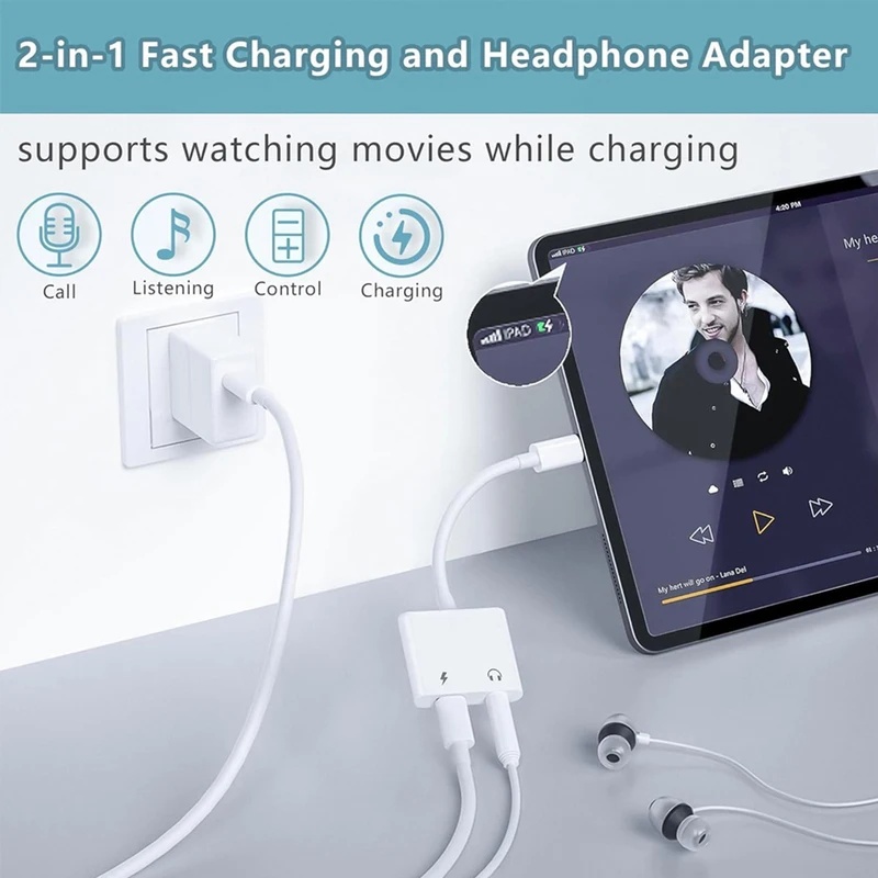 1-6 adet 2in1 Ses OTG Adaptörü - Cable Extension 3.5 incelemesi ve fiyatı