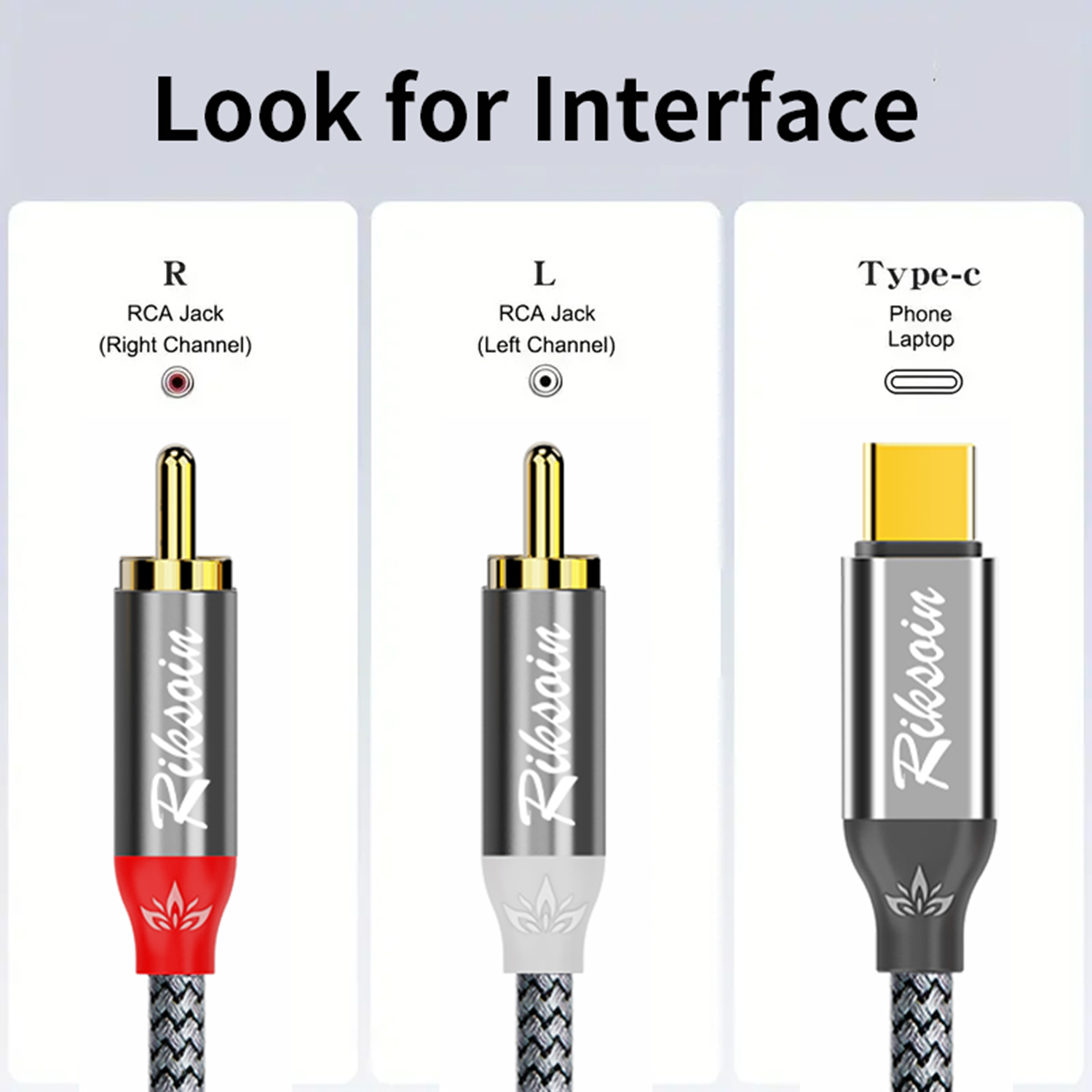 USB C - 2RCA Stereo Kablo Y Sp - Audio Splitter Y incelemesi ve fiyatı
