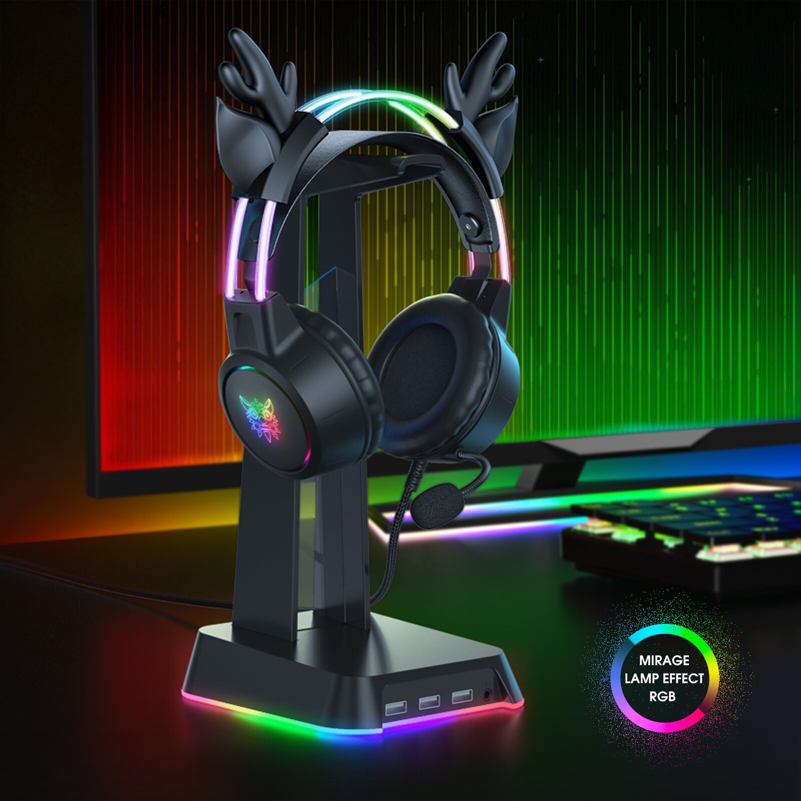 Ayarlanabilir boynuzları RGB ı - Gaming Headset Rgb incelemesi ve fiyatı