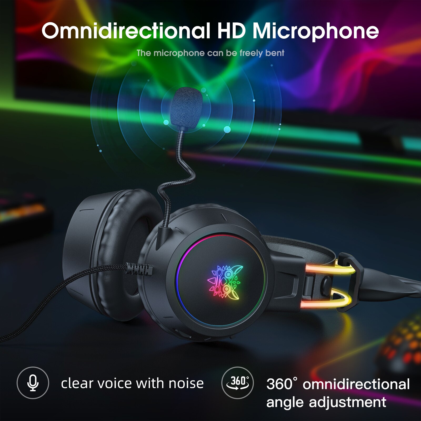 Ayarlanabilir boynuzları RGB ı - Gaming Headset Rgb incelemesi ve fiyatı