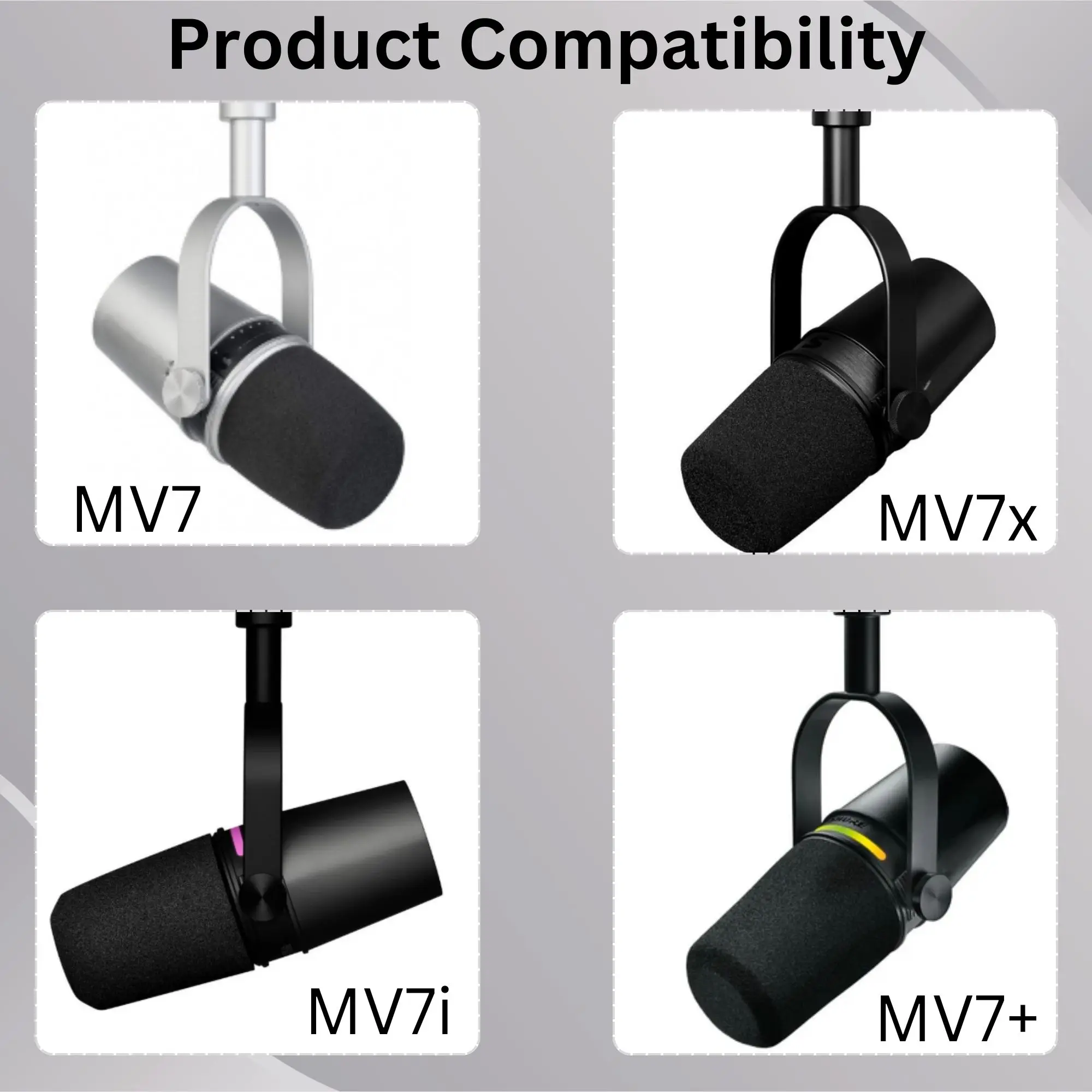 Shure MV7, MV7X, MV7i, MV7+ Mi - Shure Mic Sm7B incelemesi ve fiyatı