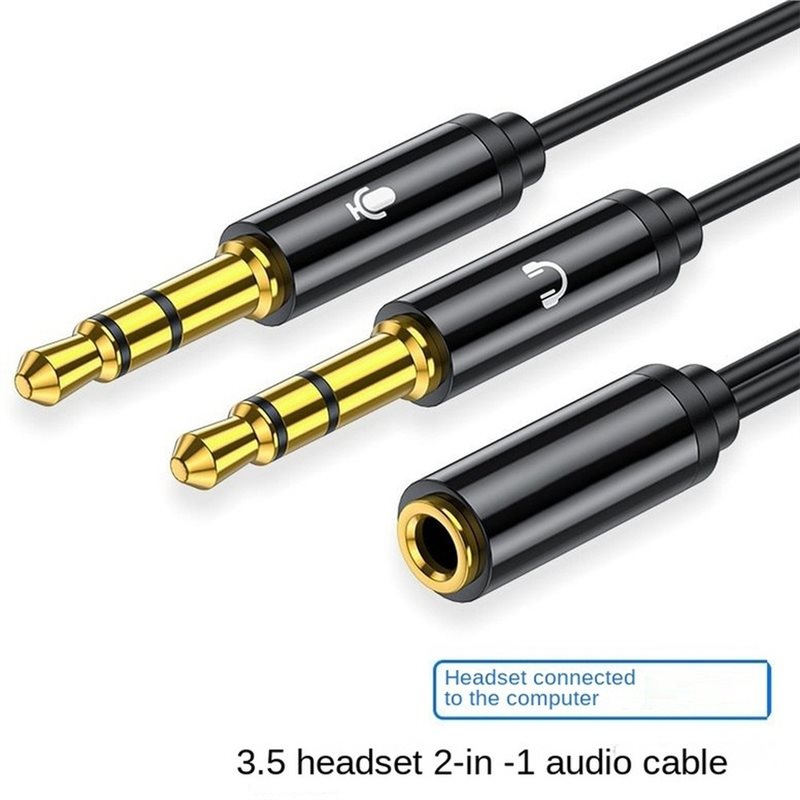 Bilgisayar İçin Splitter Kulak - Audio Splitter Y incelemesi ve fiyatı