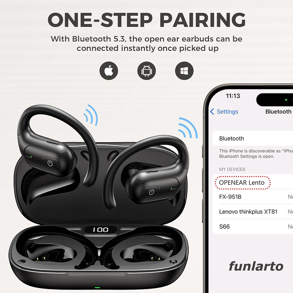 Açık Kulak Kablosuz Koşu Kulak - Sports Earphone Hook incelemesi ve fiyatı
